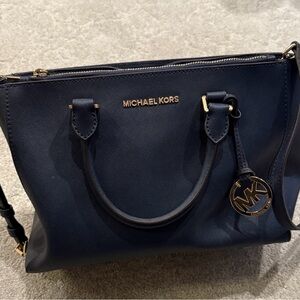 Michael Kors Navy Blue Purse